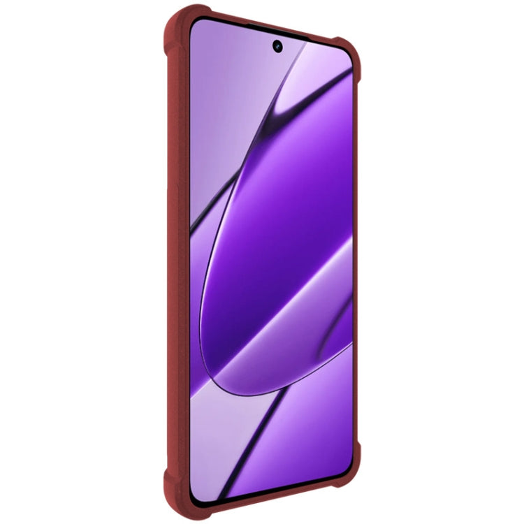 For Realme V50 5G / V50s 5G imak Shockproof Airbag TPU Phone Case(Matte Red) - Realme Cases by imak | Online Shopping UK | buy2fix