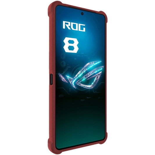 For Asus ROG Phone 8 / Phone 8 Pro imak Shockproof Airbag TPU Phone Case(Matte Red) by imak