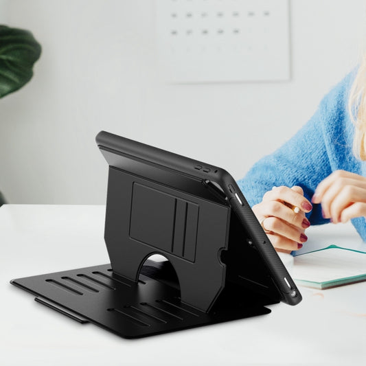 For iPad 9.7 2018 / 2017 / Air Notebook Magnetic Leather Tablet Case(Black) - More iPad Cases by buy2fix | Online Shopping UK | buy2fix