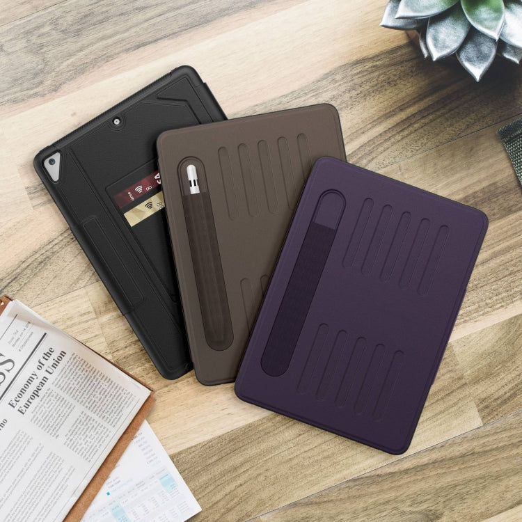 For iPad 9.7 2018 / 2017 / Air Notebook Magnetic Leather Tablet Case(Purple) - More iPad Cases by buy2fix | Online Shopping UK | buy2fix