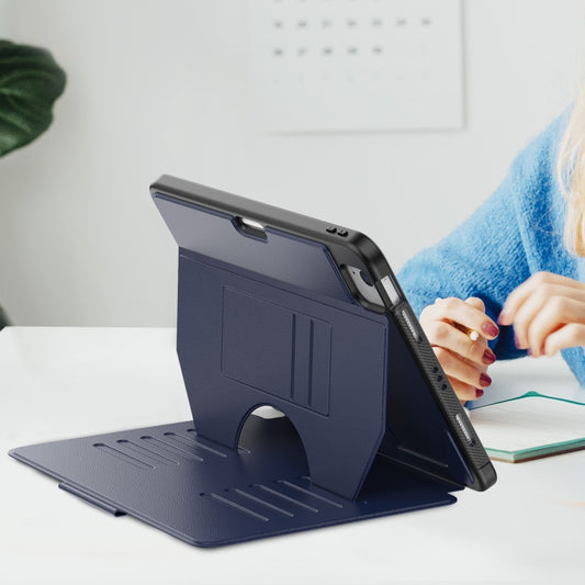 For iPad Pro 11 2022 / Air 10.9 2022 Notebook Magnetic Leather Tablet Case(Navy Blue) - More iPad Cases by buy2fix | Online Shopping UK | buy2fix