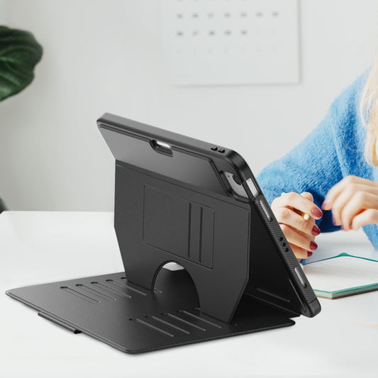 For iPad Pro 11 2022 / Air 10.9 2022 Notebook Magnetic Leather Tablet Case(Black) - More iPad Cases by buy2fix | Online Shopping UK | buy2fix