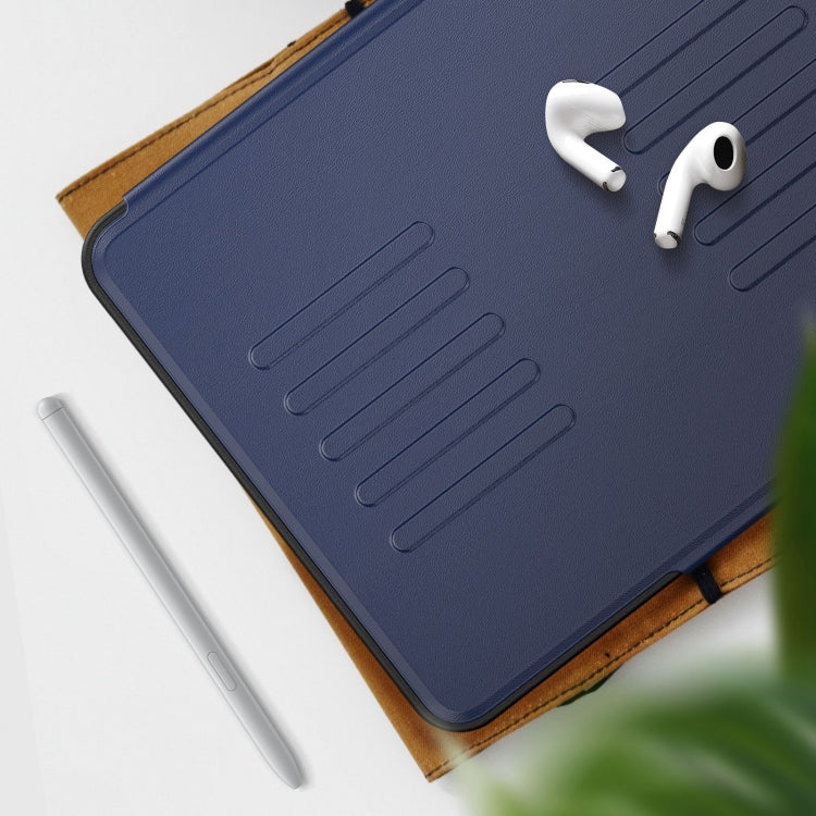 For iPad Air 11 2025 / 2024 Notebook Magnetic Leather Tablet Case(Navy Blue) - iPad Air 11 2025 / 2024 Cases by buy2fix | Online Shopping UK | buy2fix