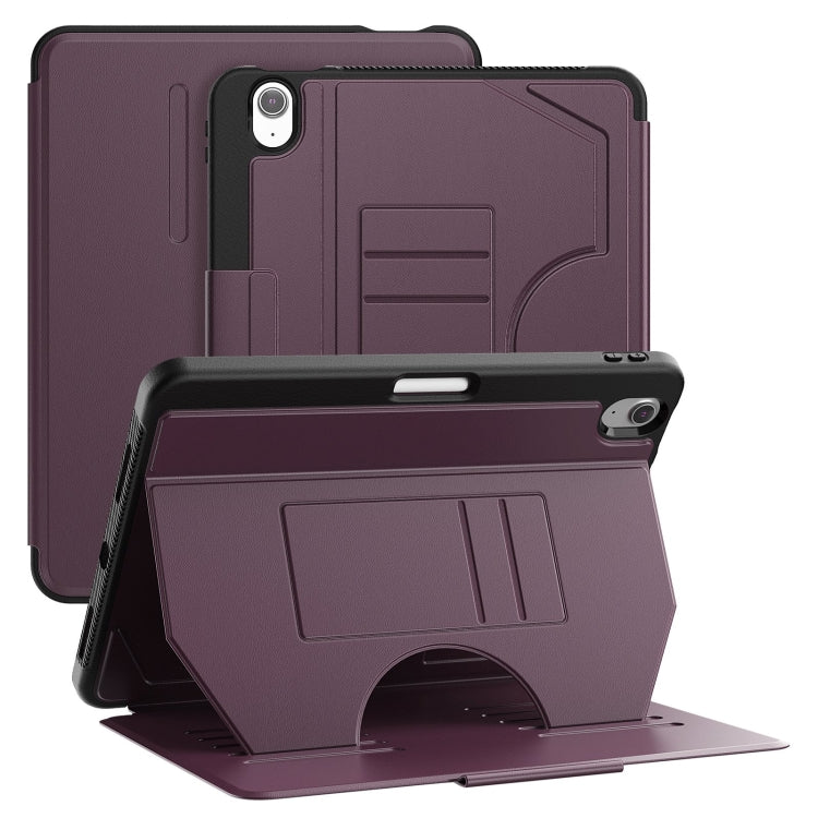 For iPad Air 11 2025 / 2024 Notebook Magnetic Leather Tablet Case(Purple) - iPad Air 11 2025 / 2024 Cases by buy2fix | Online Shopping UK | buy2fix