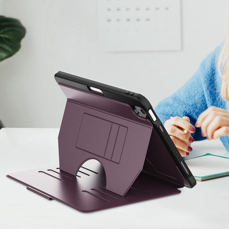 For iPad Air 11 2025 / 2024 Notebook Magnetic Leather Tablet Case(Purple) - iPad Air 11 2025 / 2024 Cases by buy2fix | Online Shopping UK | buy2fix