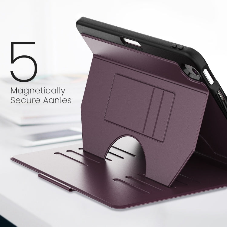 For iPad Air 11 2025 / 2024 Notebook Magnetic Leather Tablet Case(Purple) - iPad Air 11 2025 / 2024 Cases by buy2fix | Online Shopping UK | buy2fix