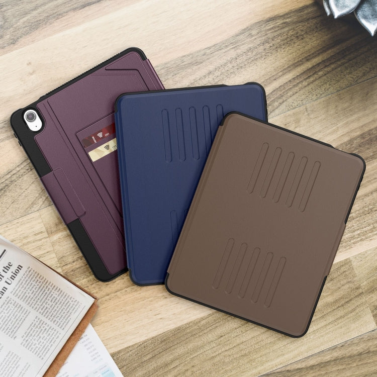 For iPad Air 11 2025 / 2024 Notebook Magnetic Leather Tablet Case(Purple) - iPad Air 11 2025 / 2024 Cases by buy2fix | Online Shopping UK | buy2fix