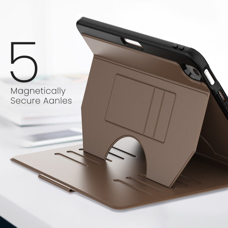 For iPad Air 11 2025 / 2024 Notebook Magnetic Leather Tablet Case(Brown) - iPad Air 11 2025 / 2024 Cases by buy2fix | Online Shopping UK | buy2fix