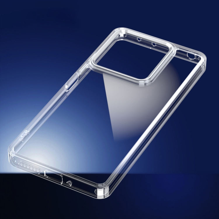 For Xiaomi Redmi Note 13 4G Shine High Transparency Acrylic Phone Case(White) by buy2fix