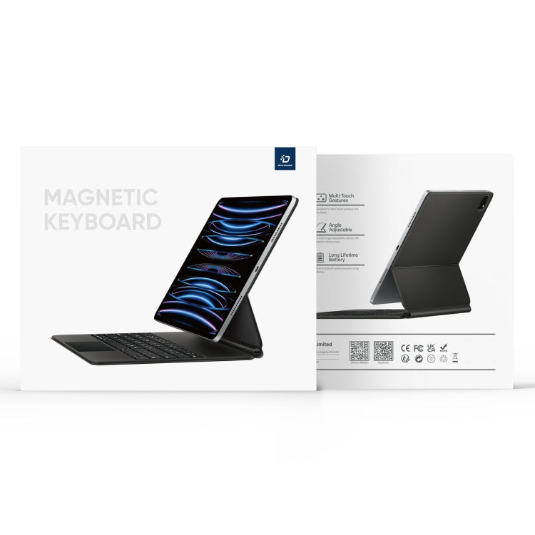 For Samsung Galaxy Tab S9 / S8 / S7 DUX DUCIS MK Series Floating Magnetic Keyboard Tablet Leather Case by DUX DUCIS