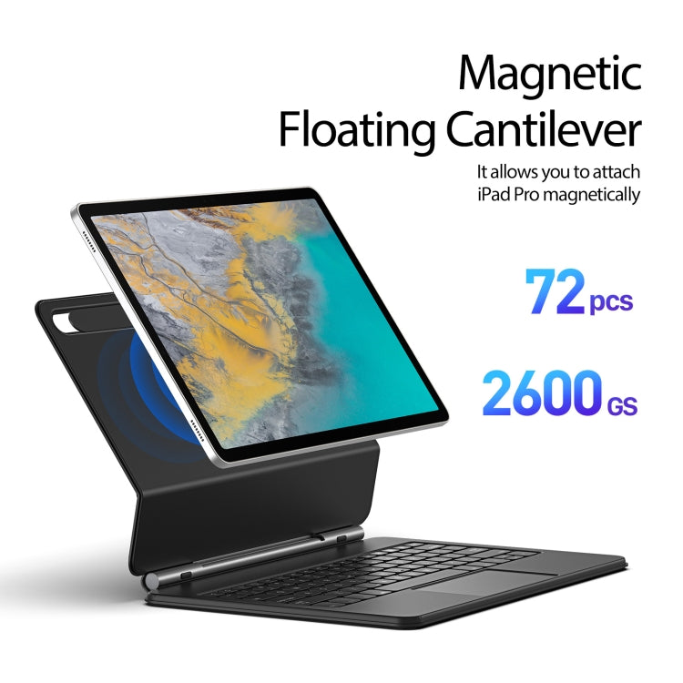 For Samsung Galaxy Tab S10+ / S9+ DUX DUCIS MK Series Floating Magnetic Keyboard Tablet Leather Case - Samsung Keyboard by DUX DUCIS | Online Shopping UK | buy2fix