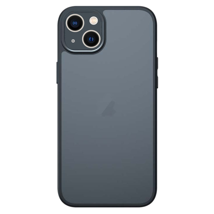 For iPhone 14 Plus Armor Precise Hole PC Hybrid TPU Phone Case(Black) - iPhone 14 Plus Cases by buy2fix | Online Shopping UK | buy2fix