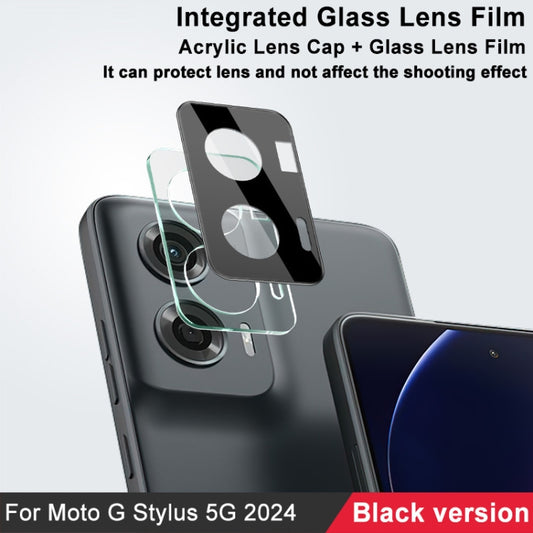 For Motorola Moto G Stylus 5G 2024 imak High Definition Integrated Glass Lens Film Black Version by imak