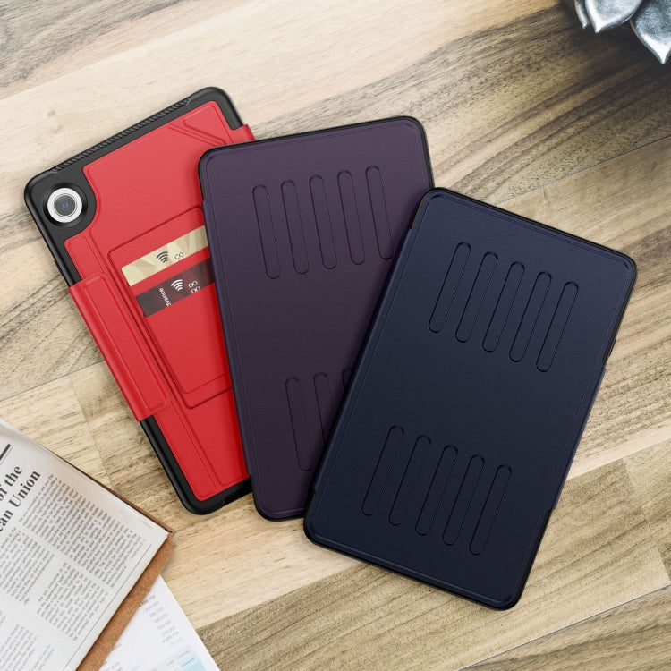 For Samsung Galaxy Tab A9 Notebook Magnetic Leather Tablet Case(Navy Blue) - Galaxy Tab A9 by buy2fix | Online Shopping UK | buy2fix