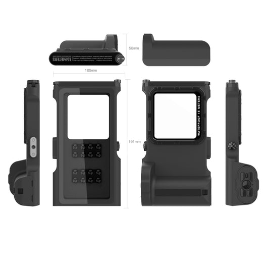 Diving Shell Gen3 Bluetooth Waterproof Phone Case(Black) - Waterproof Bag by buy2fix | Online Shopping UK | buy2fix