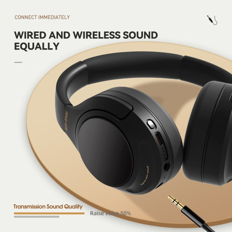 WH850i ANC Active Noise Reduction Over-Ear Bluetooth Headphone(Black) - Headset & Headphone by buy2fix | Online Shopping UK | buy2fix