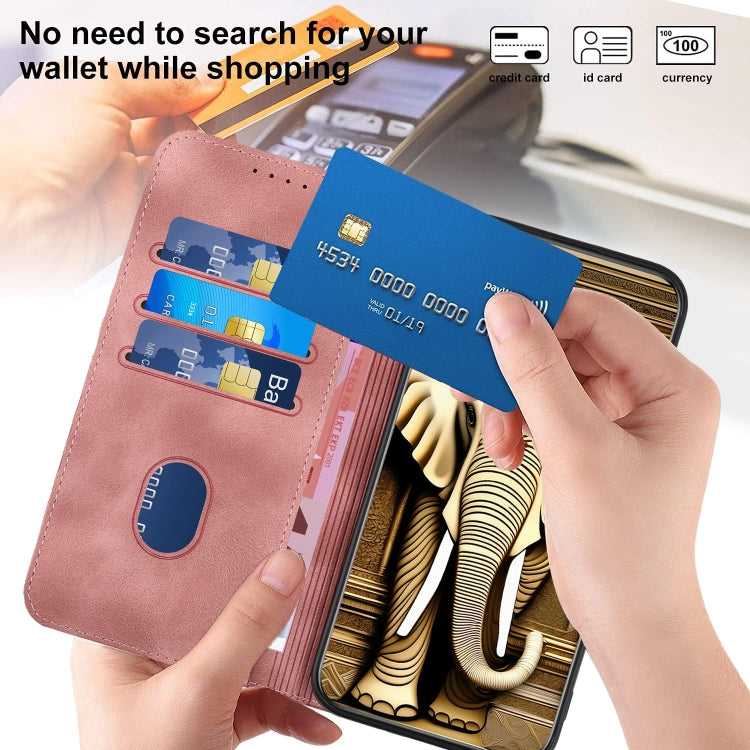For Tecno Spark Go 2024 Elephant Head Embossed Phone Leather Case with Lanyard(Pink) by buy2fix