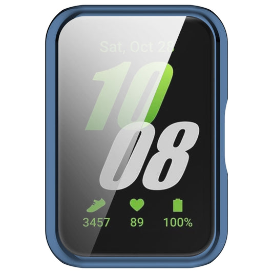 For Samsung Galaxy Fit 3 Full Coverage TPU Electroplated Watch Protective Case(Blue) by buy2fix