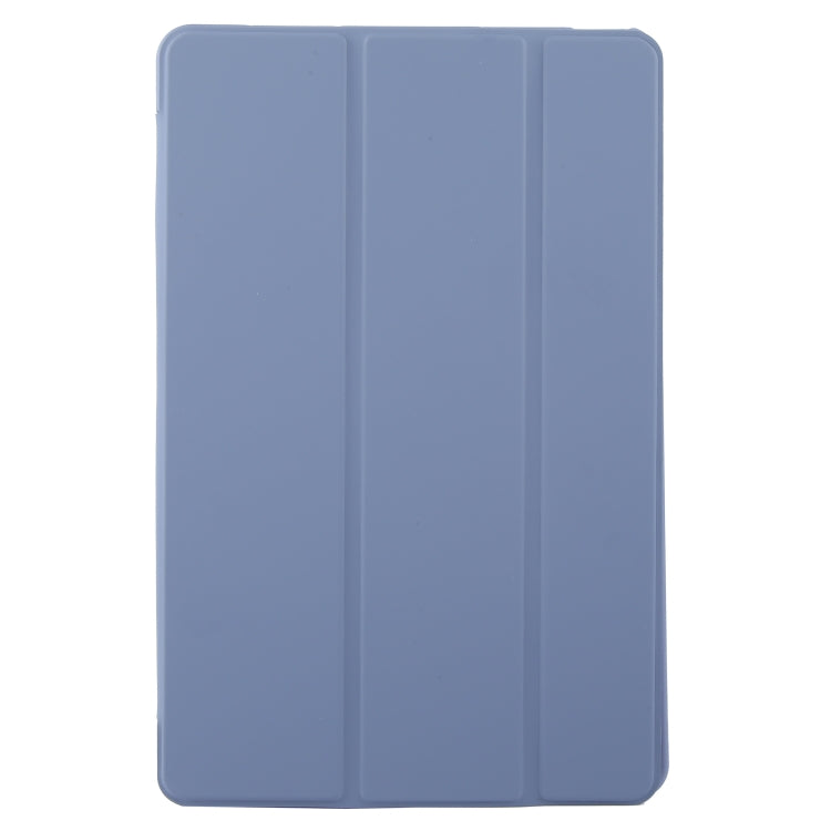 For Lenovo Tab M11/ Xiaoxin Pad 11 2024 Tri-fold Silicone Leather Tablet Case(Lavender Purple) - Lenovo by buy2fix | Online Shopping UK | buy2fix