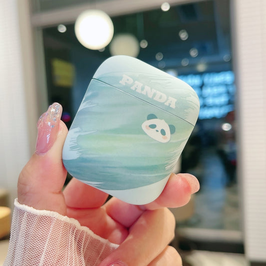 For AirPods 1/2 Panda PC Matte Earphone Protective Case by buy2fix