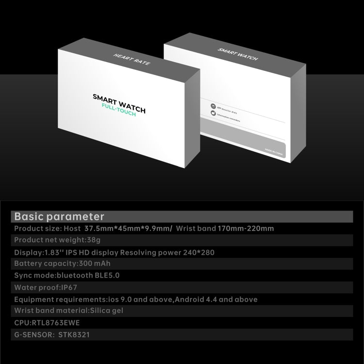 QS08 PRO 1.83 inch BT5.2 Smart Sport Watch, Support Sleep / Heart Rate / Blood Oxygen / Temperature / Blood Pressure Health Monitor(Gold+Pink) by buy2fix