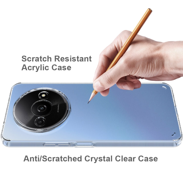 For Xiaomi Redmi A3 / Poco C61 Scratchproof Acrylic TPU Phone Case(Transparent) by buy2fix