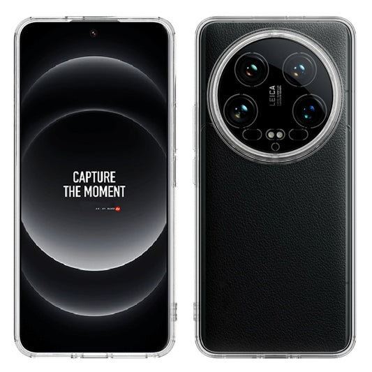 For Xiaomi 14 Ultra Scratchproof Acrylic TPU Phone Case(Transparent) by buy2fix