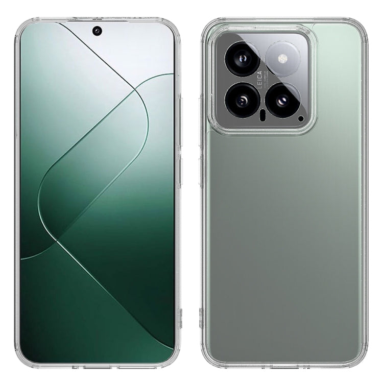 For Xiaomi 14 Scratchproof Acrylic TPU Phone Case(Transparent) - Xiaomi Cases by buy2fix | Online Shopping UK | buy2fix