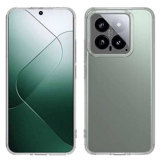 For Xiaomi 14 Scratchproof Acrylic TPU Phone Case(Transparent) by buy2fix