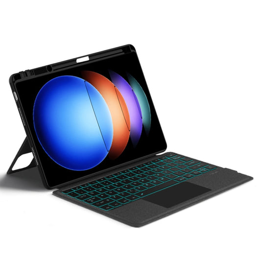 For Xiaomi Pad 6S Pro 12.4 inch Split Bluetooth Keyboard Leather Tablet Case(Black) by buy2fix