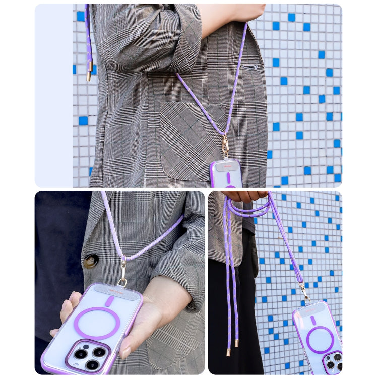 mutural Universal Mobile Phone Lanyard(Blue Gold) - Lanyards & Wrist Straps by Mutural | Online Shopping UK | buy2fix