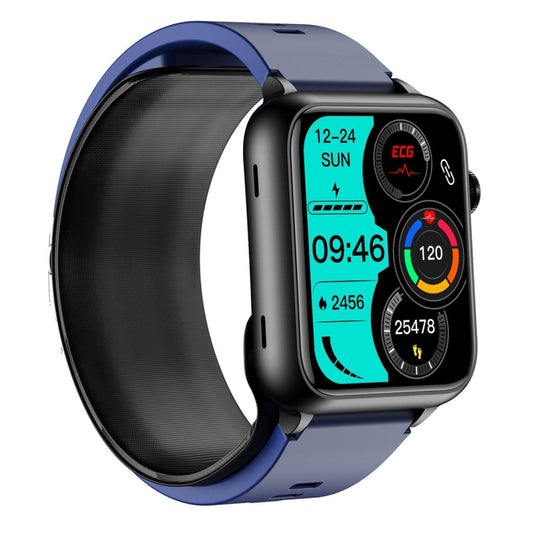 TK63 1.91 Inch Color Screen Air Pump Smart Watch, Supports Blood Pressure Monitoring / ECG(Blue) by buy2fix