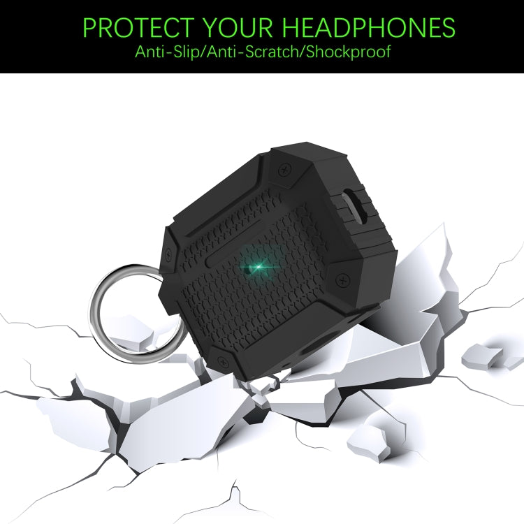 For AirPods Pro Wireless Earphones Shockproof Armor Protective Case(Grey) - For AirPods Pro by buy2fix | Online Shopping UK | buy2fix