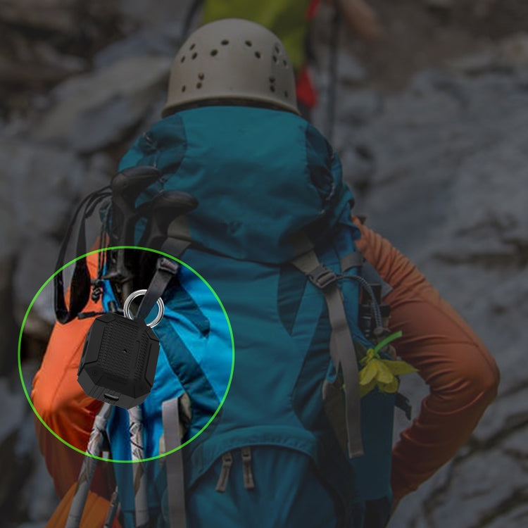 For AirPods 3 Wireless Earphones Shockproof Armor Protective Case(Black) by buy2fix