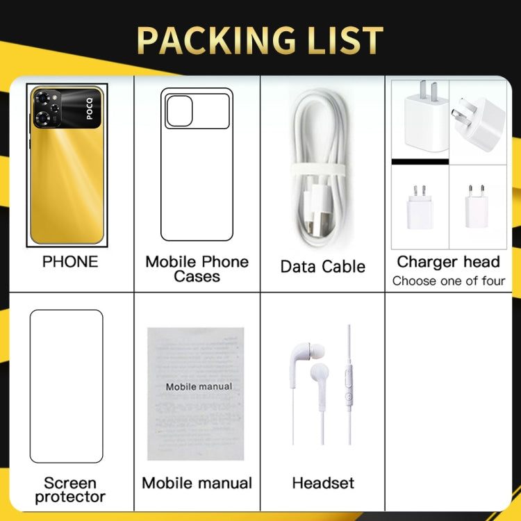 X5 Pro / X17, 2GB+16GB, 6.49 inch Face Identification Android 8.1 MTK6580A Quad Core, Network: 3G, Dual SIM(Yellow) by buy2fix