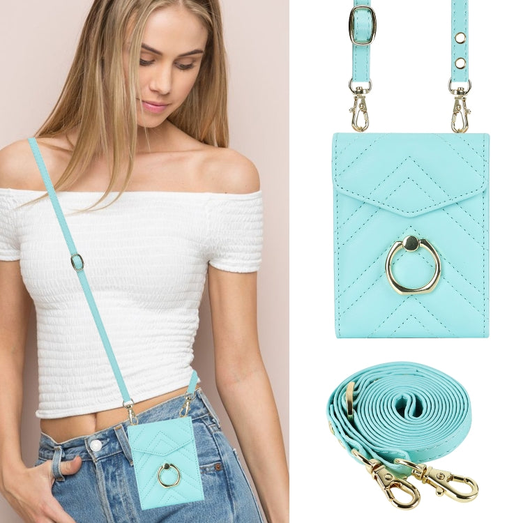 For Motorola Razr 40 Ultra / Razr 2023 V-shaped RFID Card Slot Phone Case with Ring Holder(Green) by buy2fix