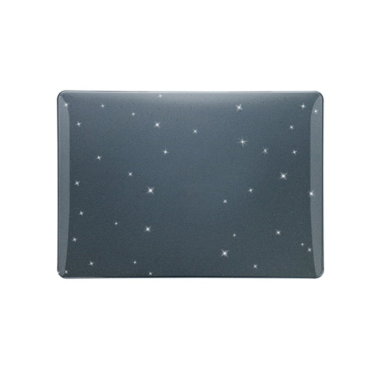 For MacBook Air 15.3 2024 A2941 (M2)/A3114 (M3) Gypsophila Laptop Protective Case(Black) by buy2fix