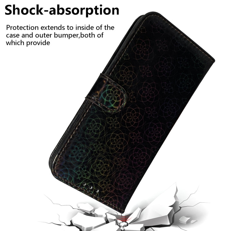 For Google Pixel 9 Colorful Magnetic Buckle Leather Phone Case(Black) by buy2fix