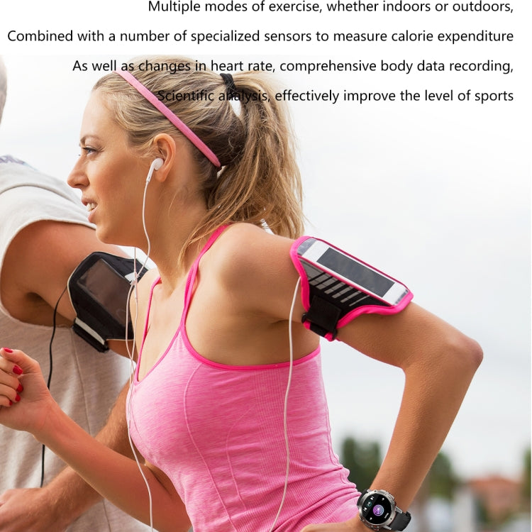 ELF3 1.39 inch TFT Round Screen Outdoor Silicone Strap Smart Watch Supports Blood Oxygen Monitoring(Silver) by buy2fix