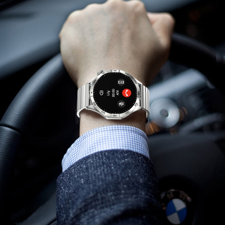 LEMFO HK4 1.43 inch AMOLED Round Screen Smart Watch Supports Bluetooth Calls(Black) by LEMFO