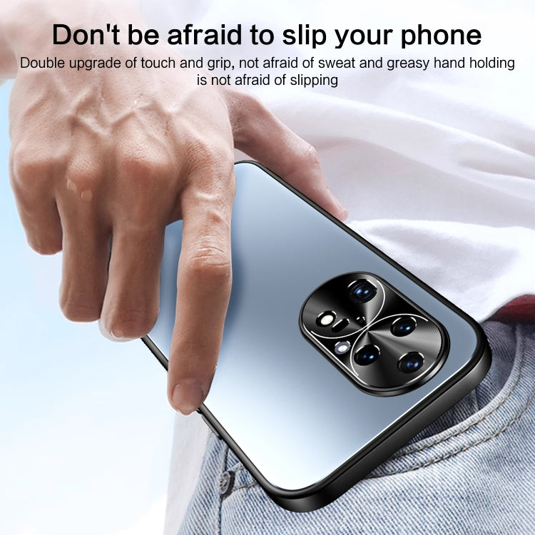 For Huawei P50 R-JUST RJ-61 Electroplating Frosted TPU + PC Phone Case(Pink) by R-JUST