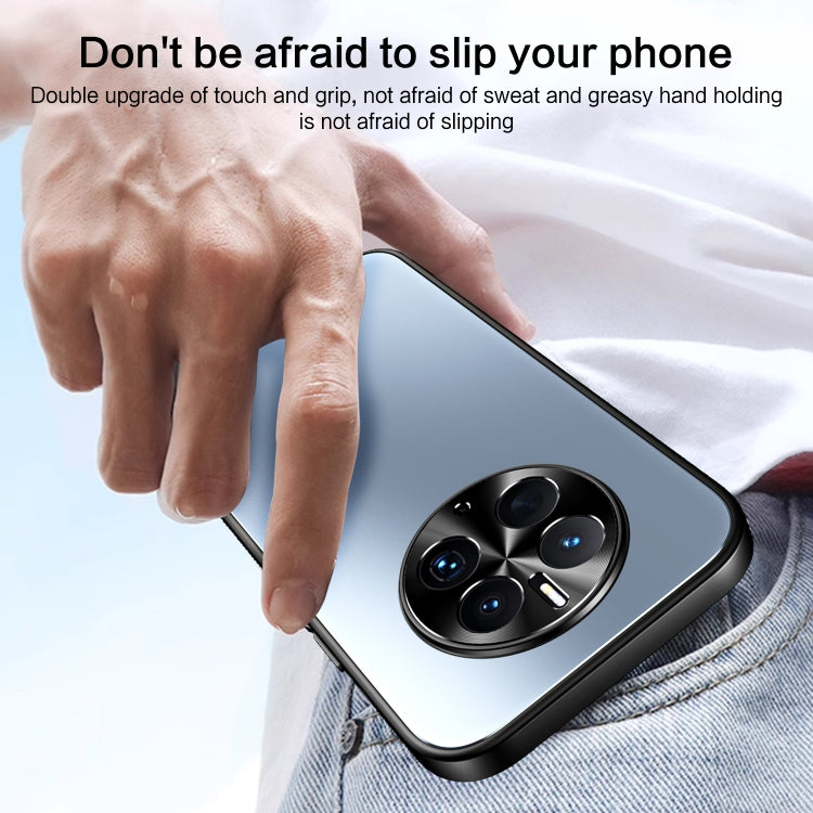 For Huawei Mate 50 Pro R-JUST RJ-61 Electroplating Frosted TPU + PC Phone Case(Pink) by R-JUST