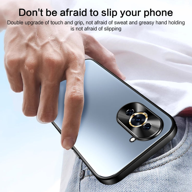 For Huawei nova 10 R-JUST RJ-61 Electroplating Frosted TPU + PC Phone Case(Grey) by R-JUST