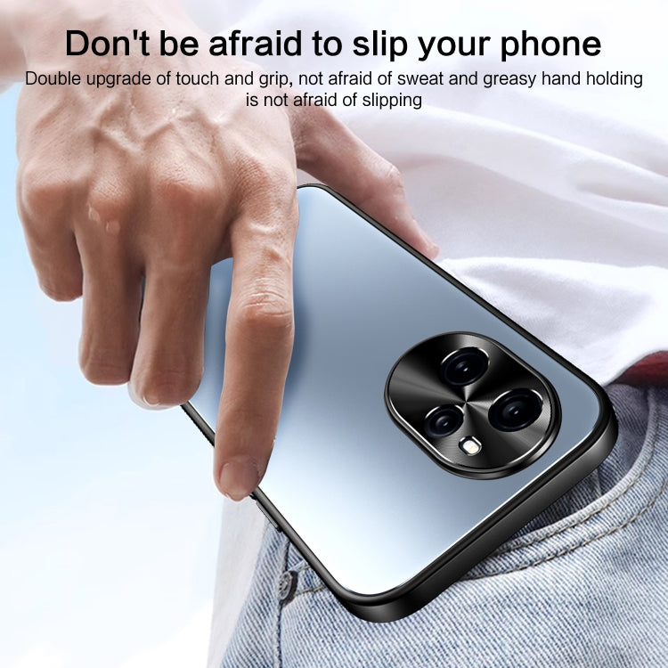 For Honor 100 Pro R-JUST RJ-61 Electroplating Frosted TPU + PC Phone Case(Pink) by R-JUST