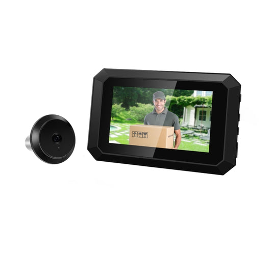 ESCAM C23 3.97 inch 1080p Smart Digital Door Concealed Viewer Wide Angle With Night Vision(Black) by ESCAM