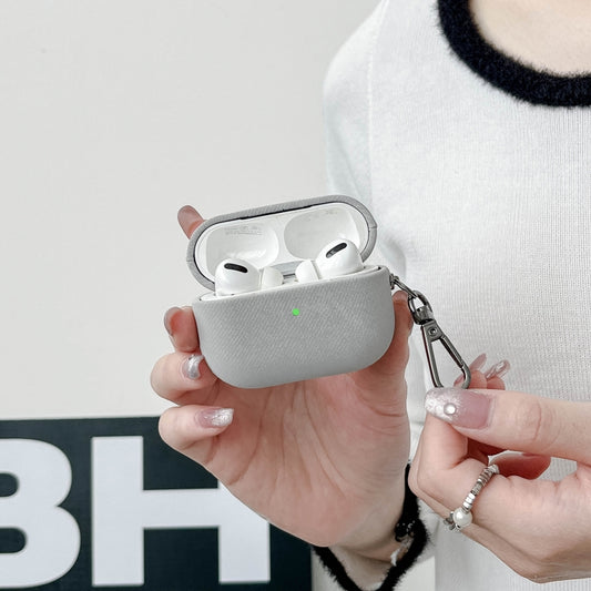 For AirPods 3 Suede Earphone Protective Case(White) by buy2fix