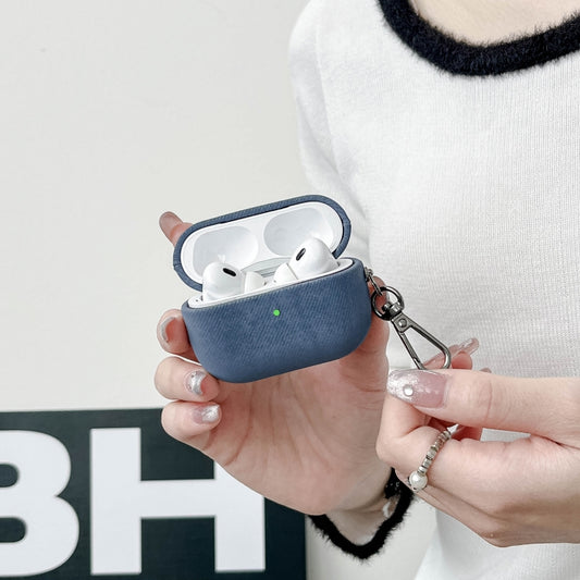 For AirPods 3 Suede Earphone Protective Case(Blue) by buy2fix