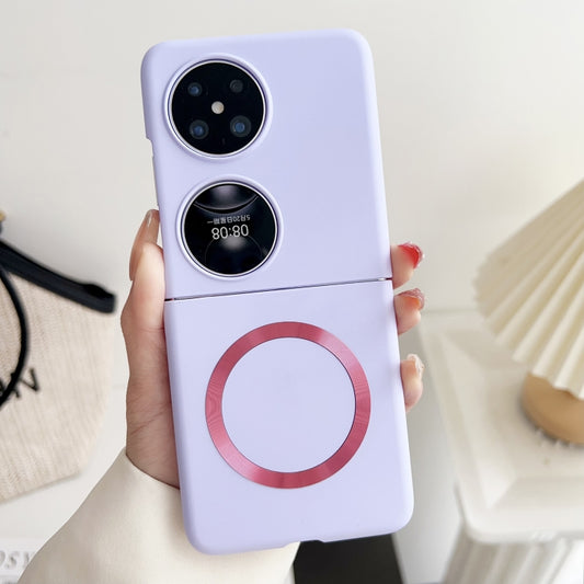 For Huawei Pocket 2 Skin Feel Magsafe Magnetic Shockproof PC Phone Case(Purple) by buy2fix