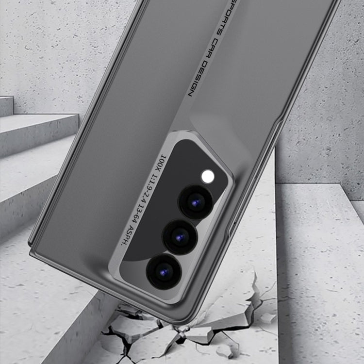 For Samsung Galaxy Z Fold3 GKK Integrated Blade Ultra-thin Full Coverage Phone Case(Cyan) by GKK