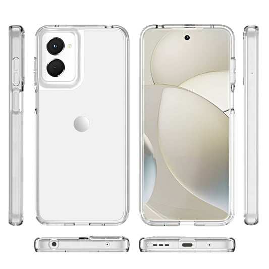 For Motorola Moto G Power 5G 2024 Terminator Style Shockproof Phone Case(Transparent) by buy2fix